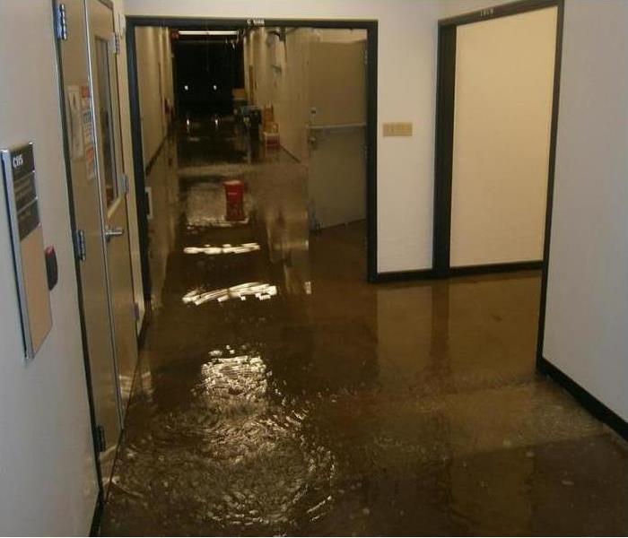 Water Damage in Georgia office building